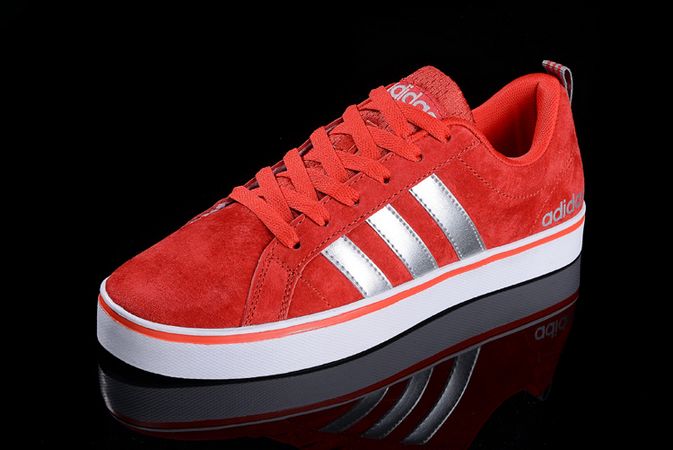 Men's/Women's Adidas Neo Pace VS Low Shoes Red/Silver