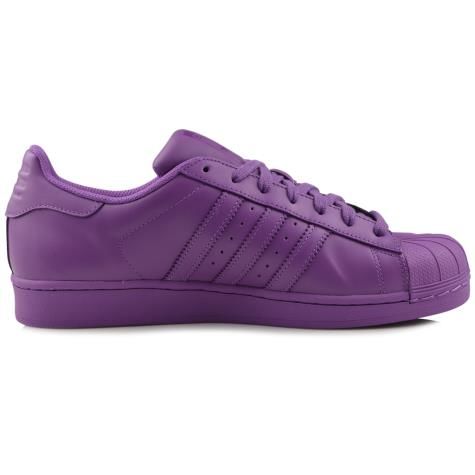 Men's/Women's Adidas Originals Superstar Supercolor Pack Shoes Ray Purple F13/Ray Purple F13/Ray Purple F13 S41836