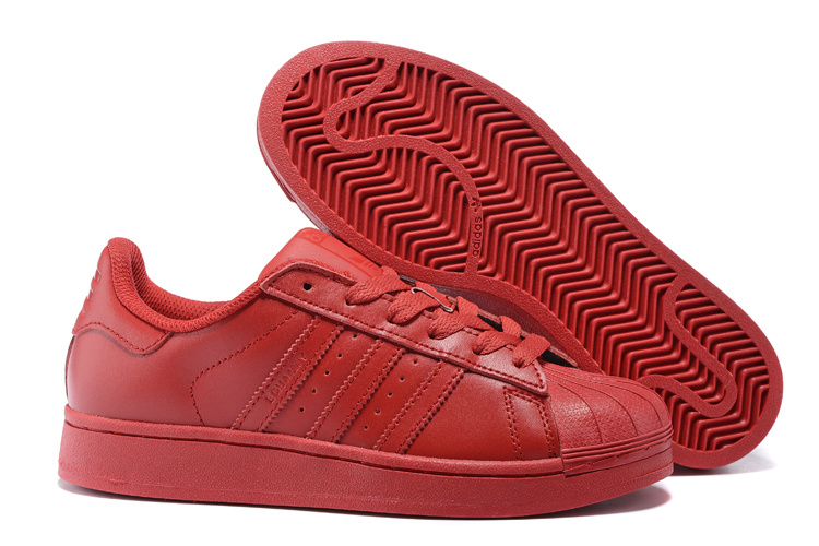 Women's Adidas Originals Superstar Supercolor Pack Shoes Red S09/Red S09/Red S09 S41833