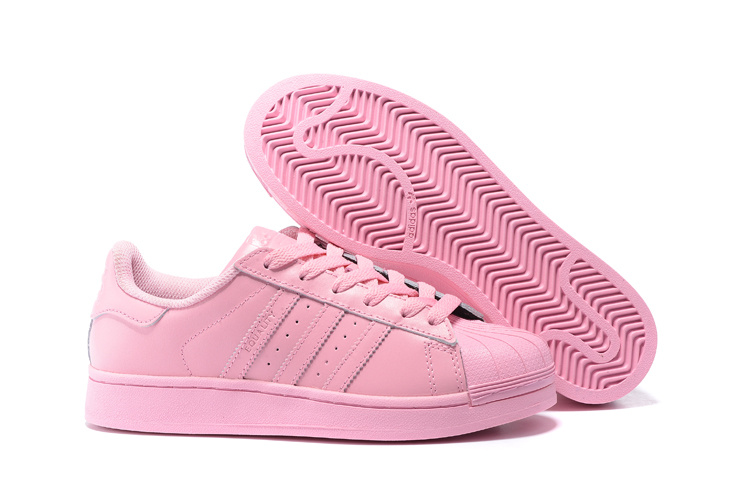 Women's Adidas Originals Superstar Supercolor Pack Shoes Light Pink/Light Pink/Light Pink S41829