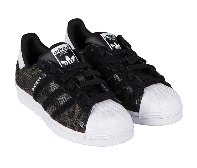 Men's/Women's Adidas Originals Superstar W Casual Shoes Black/White B35797
