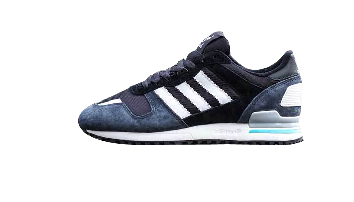 Men's Adidas Originals ZX 700 Shoes Carbon/Running White/Black D65287