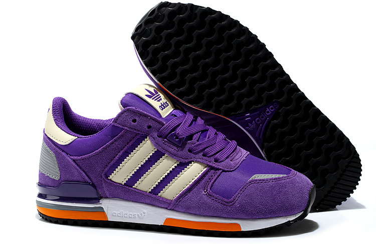 Women's Adidas Originals ZX 700 Shoes Purple/Khaki G45983