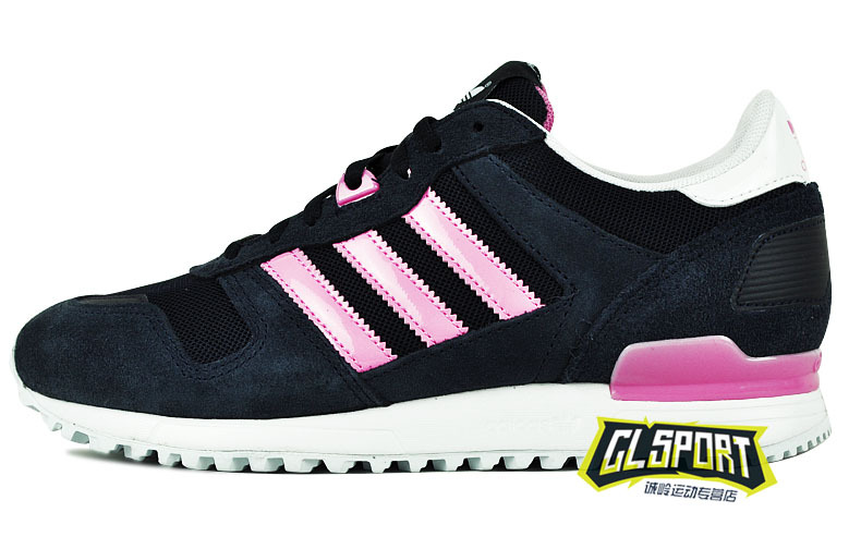 Women's Adidas Originals ZX 700 Shoes Dark Grey/Pink D22552