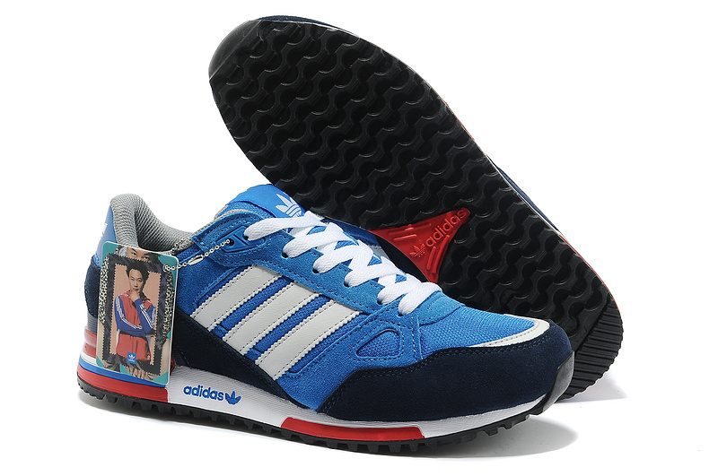 Men's/Women's Adidas Originals ZX 750 Shoes Bluebird/Running White Ftw/St Dark Slate G96718