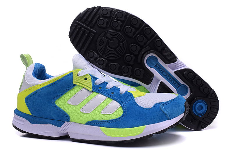 Men's/Women's Adidas Originals ZX 5000 RSPN Shoes Bold Blue/Fluorescent/Runwhite M18218