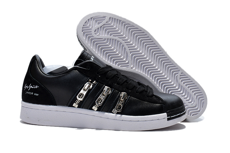 Men's/Women's Adidas Y-3 "Zipper Star" LifeStyle Shoes Black/White B19648