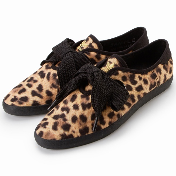 Women's Adidas Originals For Atmos Relace Low Stripe Shoes Leopard/Black B26899