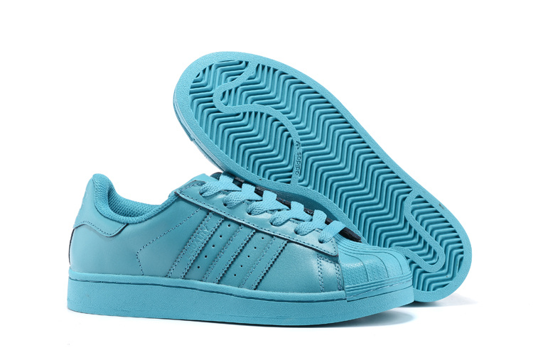 Men's/Women's Adidas Originals Superstar Supercolor PHARRELL WILLIAMS Shoes Vivid Mint S41822