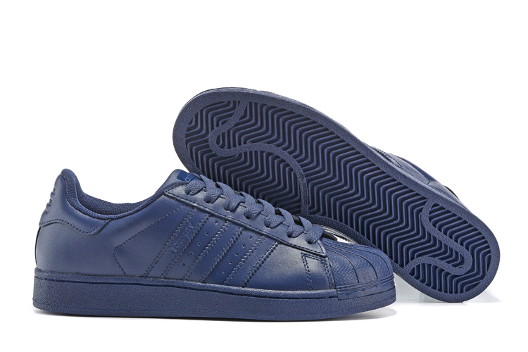 Men's/Women's Adidas Originals Superstar Supercolor PHARRELL WILLIAMS Shoes Navy S83393