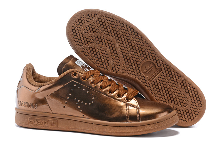 Men's/Women's Adidas Originals Stan Smith Shoes Gold G34067
