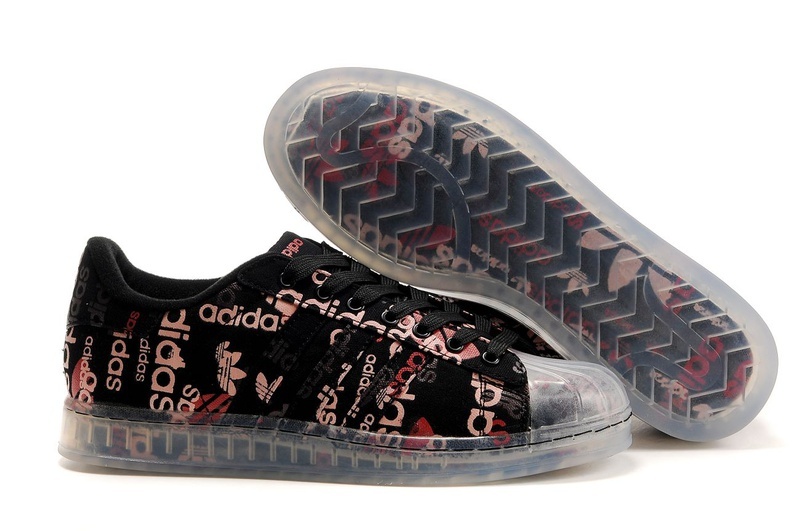 Women's Adidas Originals Superstar CLR Shoes Black/Pink 027780