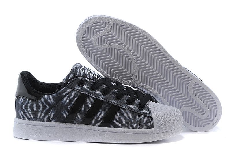 Men's/Women's Adidas Originals Superstar II Casual Shoes Black/White C75313