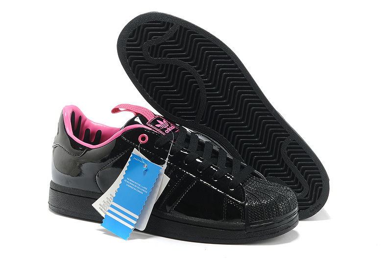 Men's Adidas Originals SS STD LUX Superstar Casual Shoes Black Pink G28359