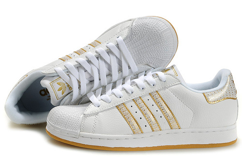 Women's Adidas Originals Superstar 2 "Bling Pack" Casual Shoes White/Gold