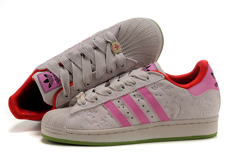 Women's Adidas Originals Superstar 2 Casual Shoes Beige/Pink 667200
