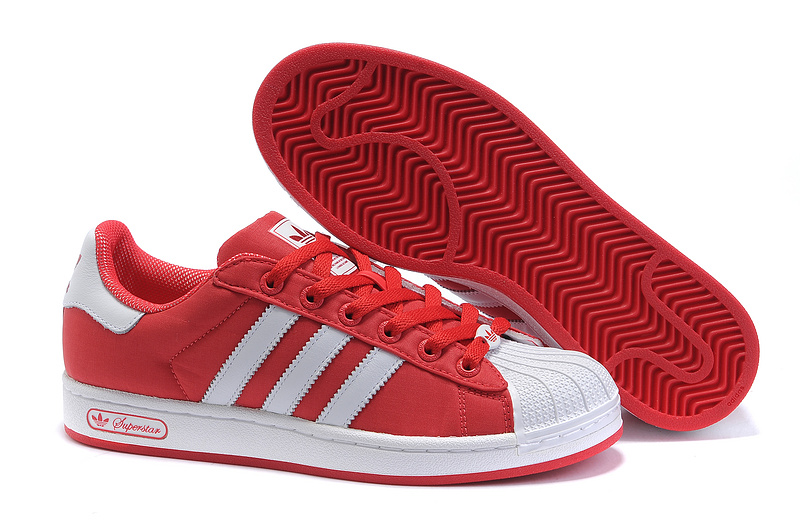 Men's/Women's Adidas Originals Superstar 2 Casual Shoes Red/White G42581