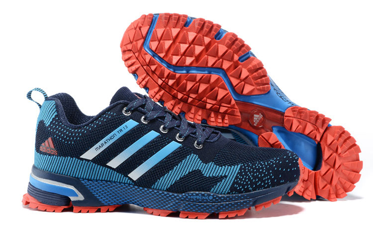 Men's Adidas Marathon TR 13 Running Shoes Navy/Blue/Crimson V21831