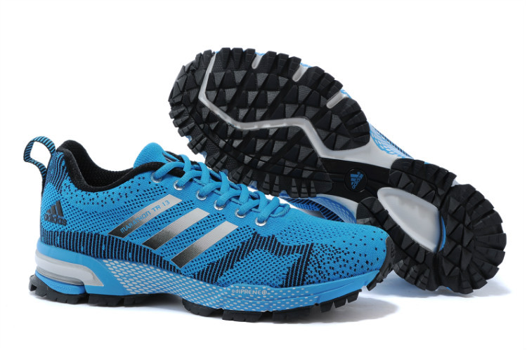 Men's Adidas Marathon TR 13 Running Shoes Lake Blue/Black