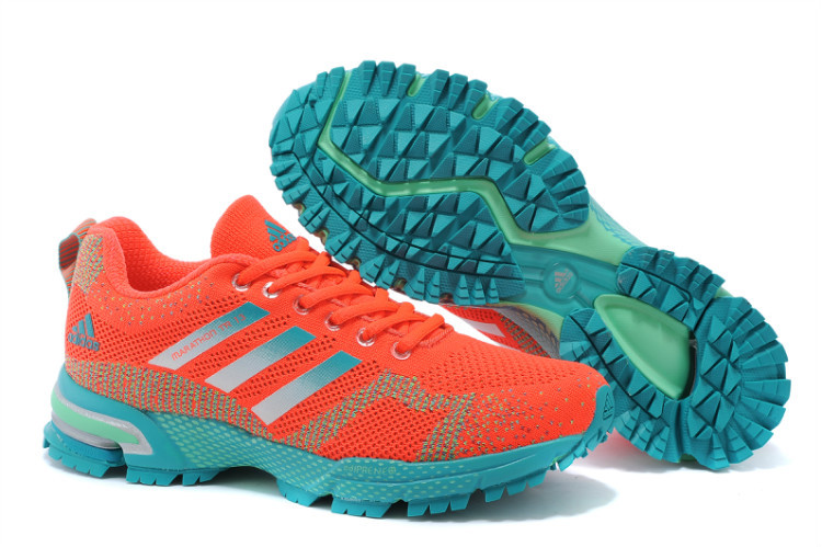 Women's Adidas Marathon TR 13 Running Shoes Orange/Ink Green V21842
