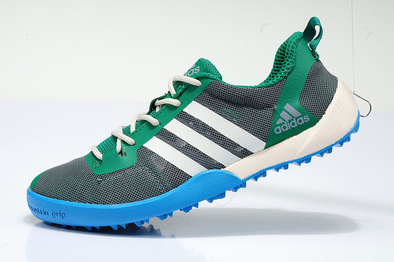 Men's/Women's Adidas Outdoor Daroga Two 11 CC Shoes Oil Green/White/Blue D97883