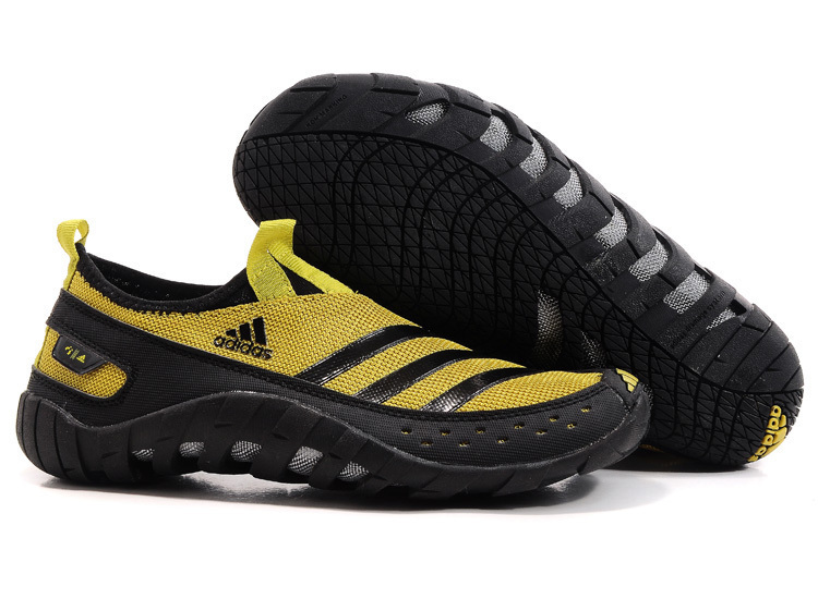 Men's Adidas Originals Jawpaw II Water Outdoor Running Shoes Earthy Yellow/Black V23078
