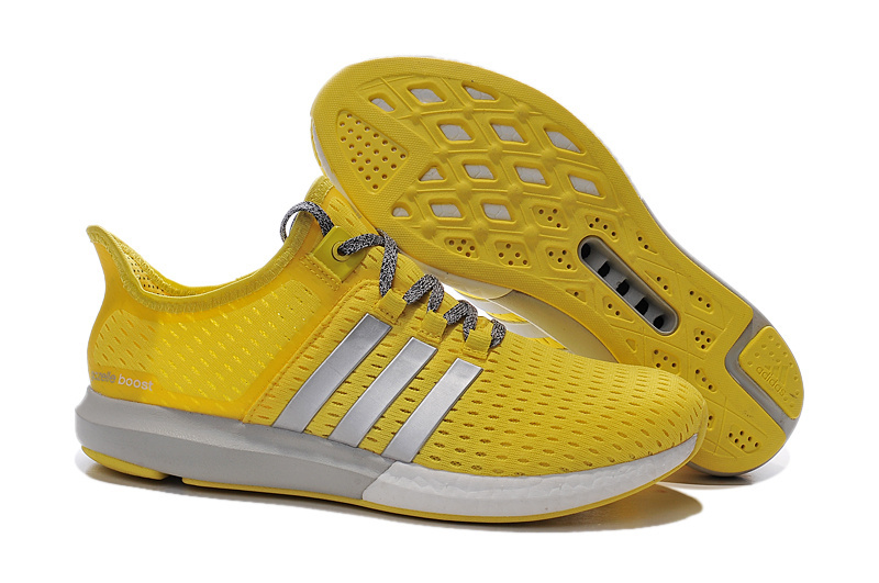 Women's Running Climachill Ride Boost Shoes Yellow/Silver/Grey S77240