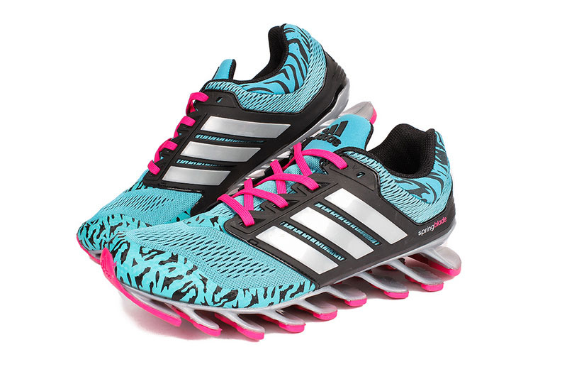 Men's/Women's Adidas Springblade 3.0 Running Shoes Mint/Black/Rose