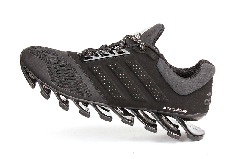 Men's Adidas Springblade Drive 2-0 Running Shoes Black/White