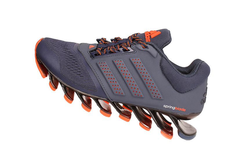 Men's Adidas Springblade 4 Running Shoes Dark Blue/Orange