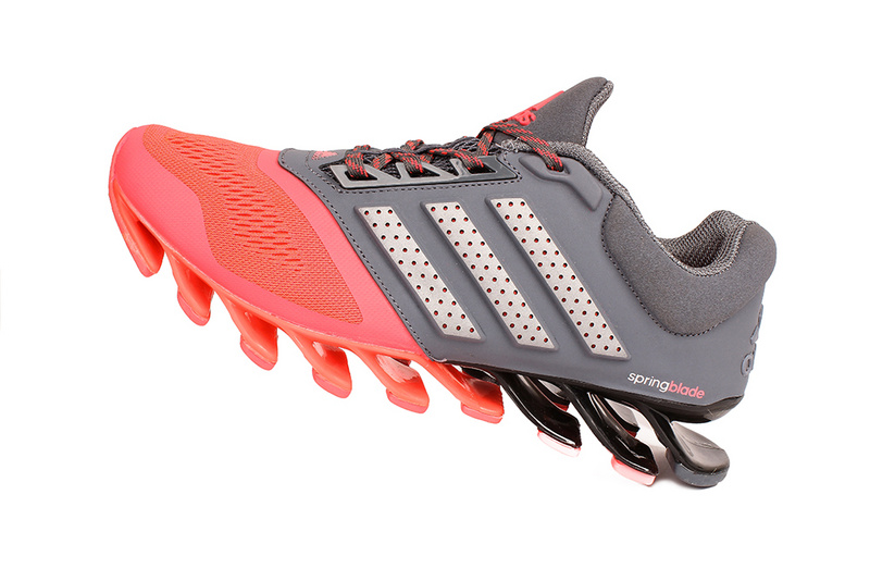 Men's/Women's Adidas Springblade 4 Running Shoes Grey/Pink