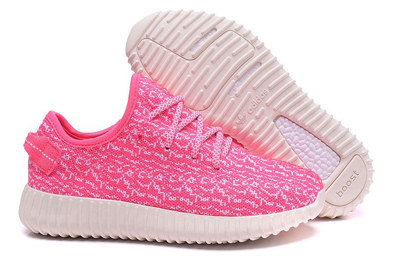 Women's Adidas Yeezy Boost 350 Shoes Pink/White