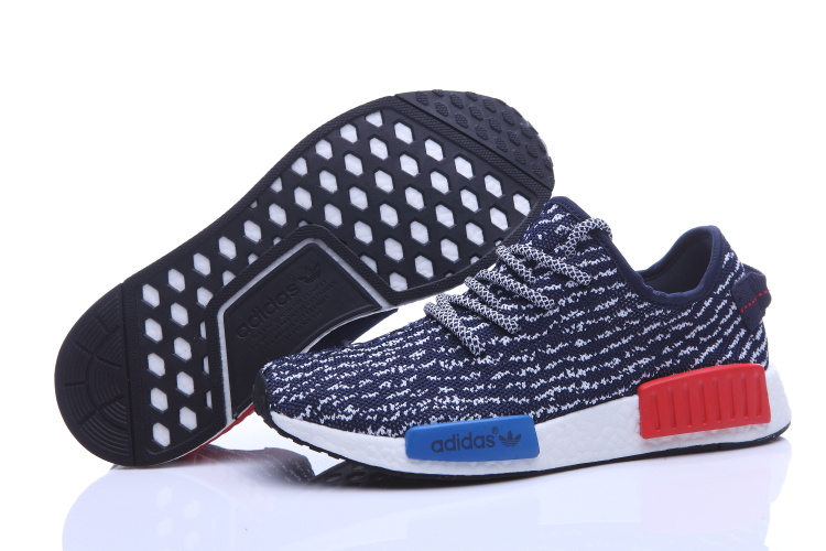 Men's Adidas NMD Runner X Yeezy Boost 350 Shoes Dark Blue