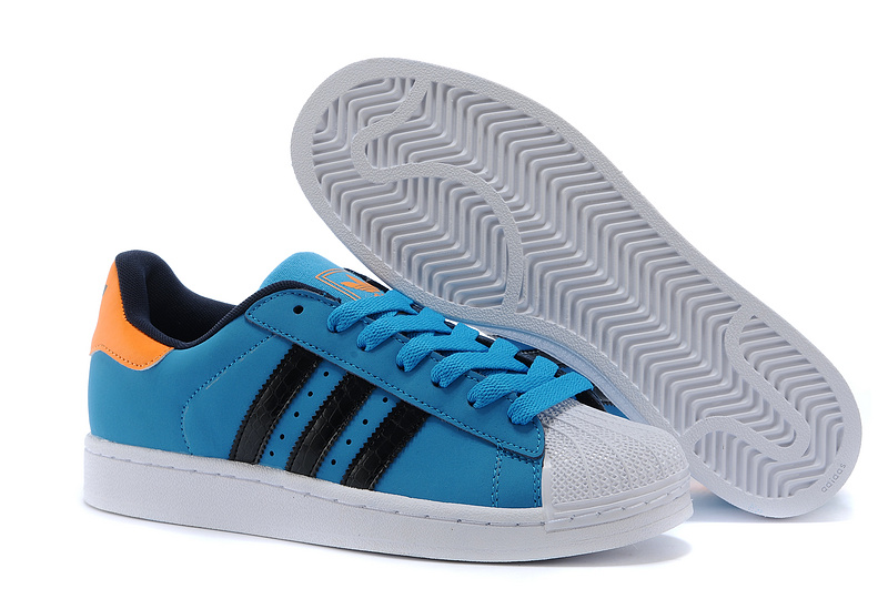Men's/Women's Adidas Originals Superstar 2 Casual Shoes Solid Blue/Running White G99859